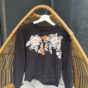 All Saints floral crew neck